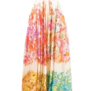 Zimmermann Colorful Floral Maxi Skirt